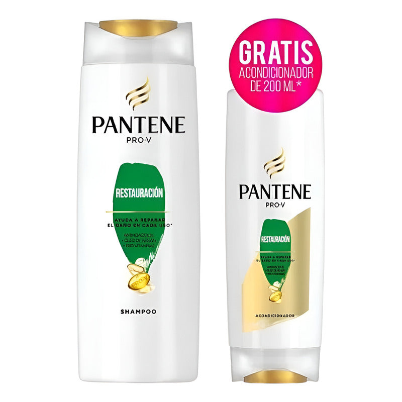 Pantene Pro-v Shampoo Restauración400ml+acondicionador200ml