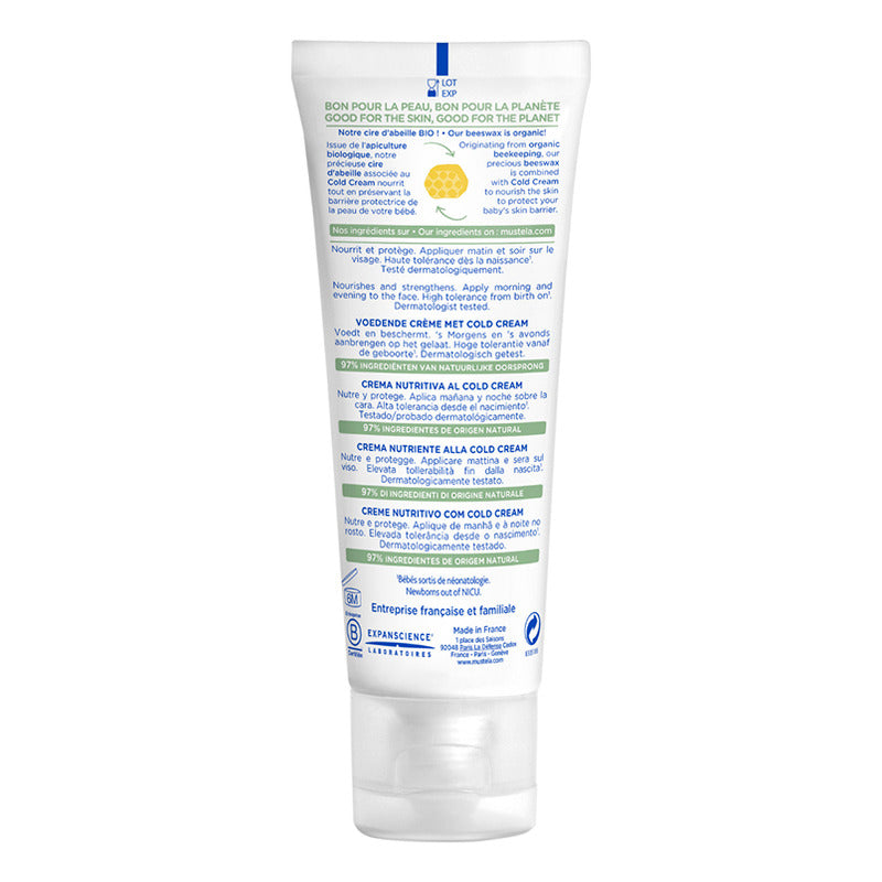 Mustela Crema Nutritiva Facial Bebé Piel Seca 40ml