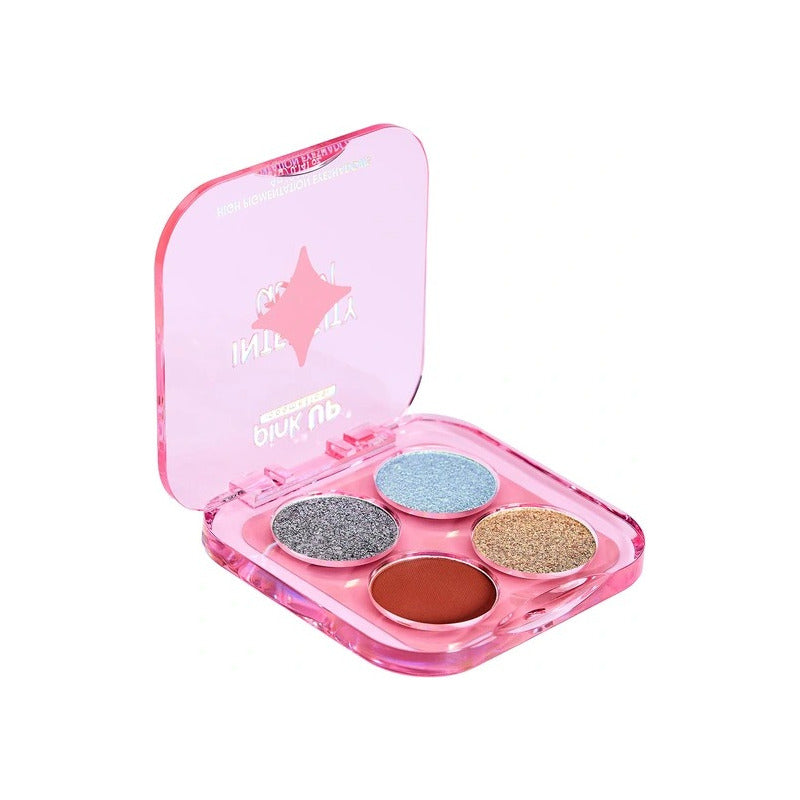 Pink Up Cuarteto De Sombras Para Ojos Glam Color07 Luxurious 07 Luxurious
