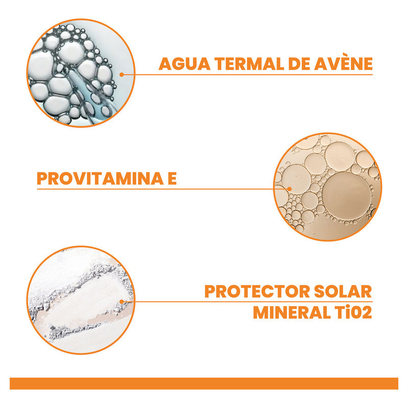 Protector Solar Avène Fluido Mineral Con Color Spf50 40ml