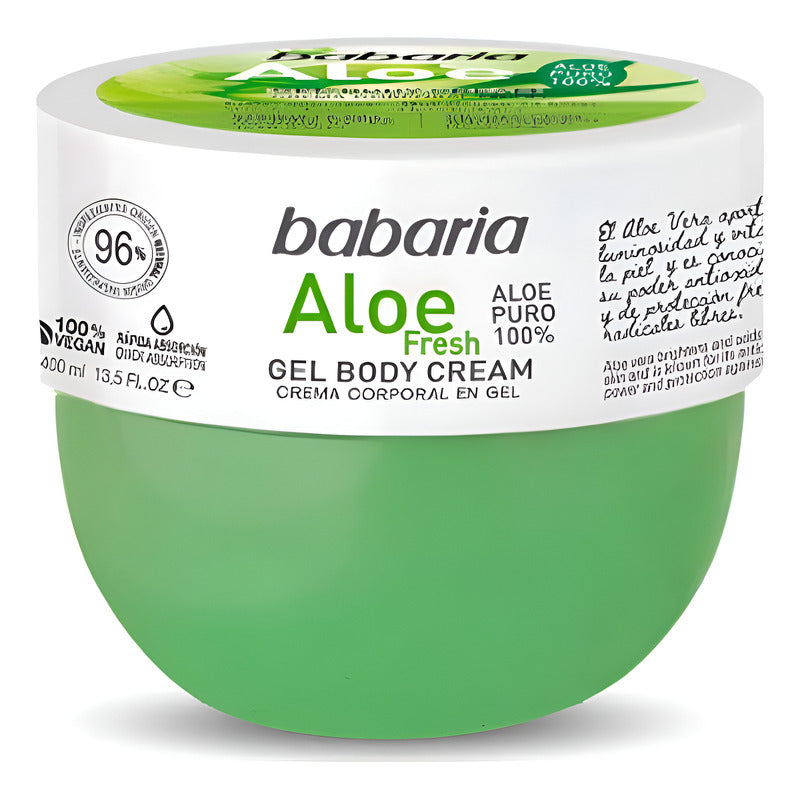 Crema Corporal Babaria Aloe Vera Fresh 400ml Todo Tipo De Piel
