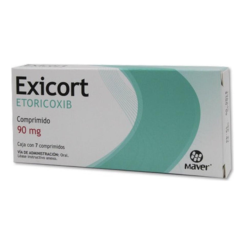 Exicort Comprimidos 90 Mg, 7 Comprimidos