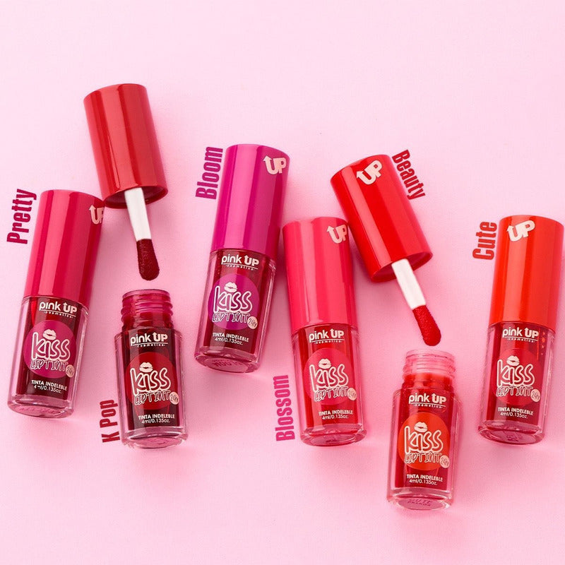 Tinta Indeleble Para Labios Kiss Lip Tint Pink Up Color Cute