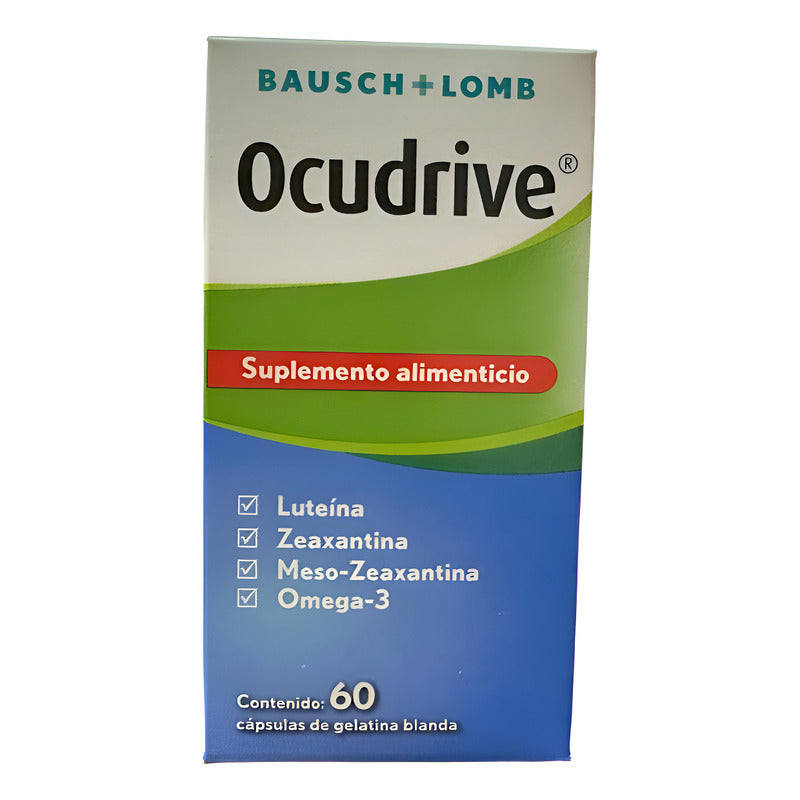Ocudrive Suplemento Alimenticio 60 Cápsulas N/a