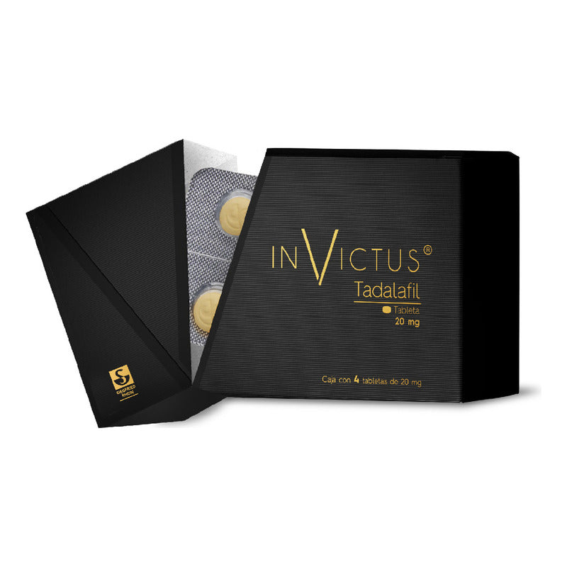 Invictus Tableta 20 Mg, 4 Tabletas