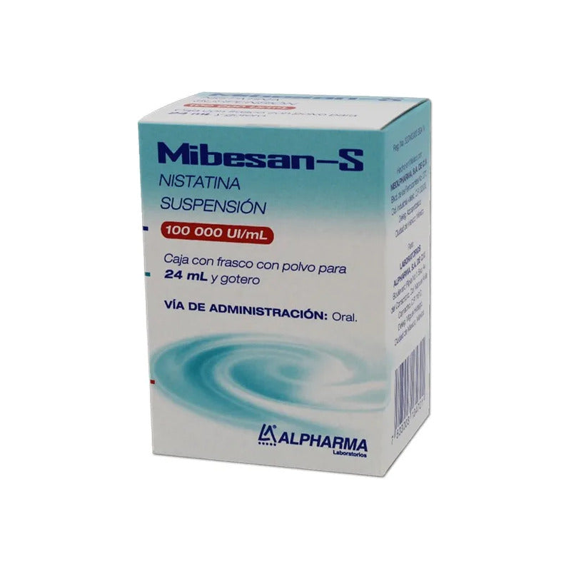 Mibesan - S Nistatina Suspensión Frasco Con Polvo Y Gotero