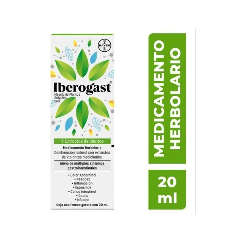 Iberogast Mezcla De Plantas Solucion Oral 20ml