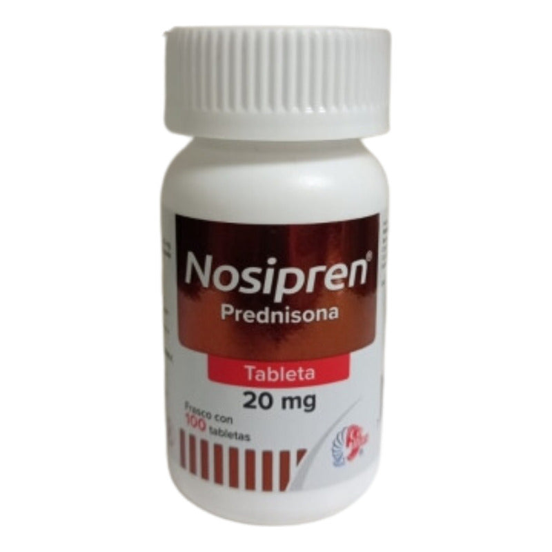 Nosipren Prednisona 20mg Frasco Con 100tabs