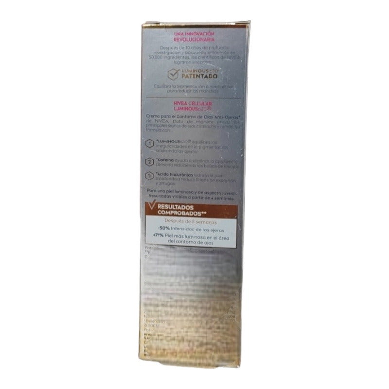 Nivea Cellular Contorno De Ojos Anti-ojeras Luminous 630, 15