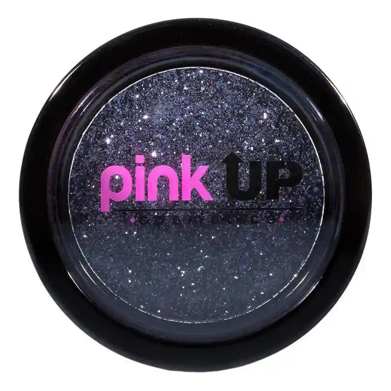 Pink Up, Glitter Compacto, Alta Adherencia, Textura Suave Sombra Black