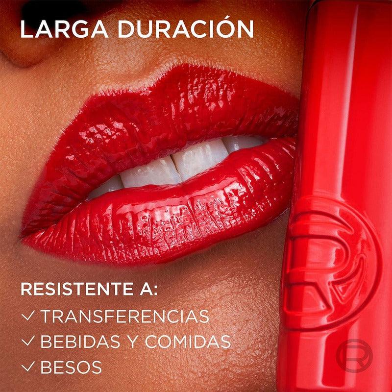 L'oréal Labial Líquido Brillante Larga Duración Rouge420 Rouge Paris 420