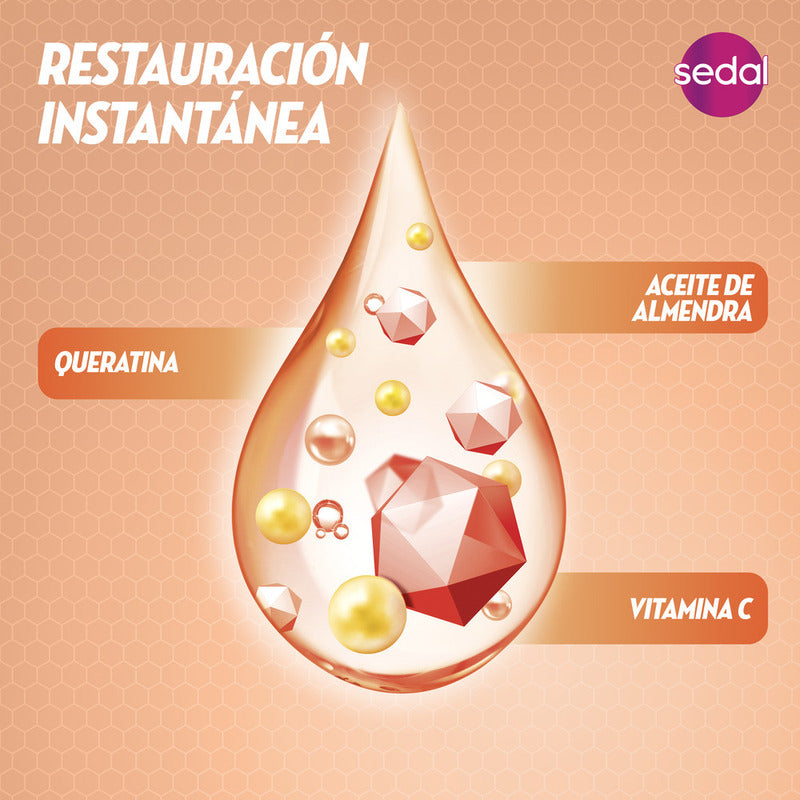 Sedal Crema Peinar 300 Ml Restauración Instantánea