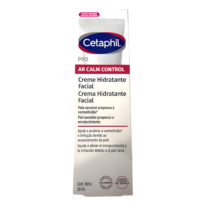 Cetaphil Pro Ar Calm Control Hidratante Facial Noche 50ml - Rosacea - Noche