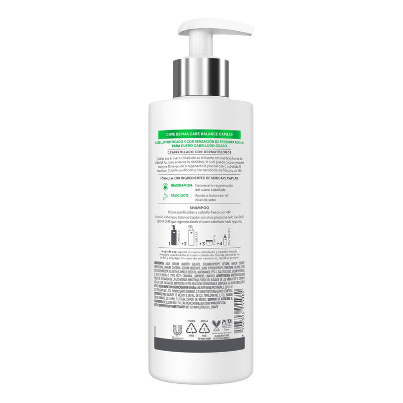 Dove Shampoo Derma Care Balance Capilar 400 Ml