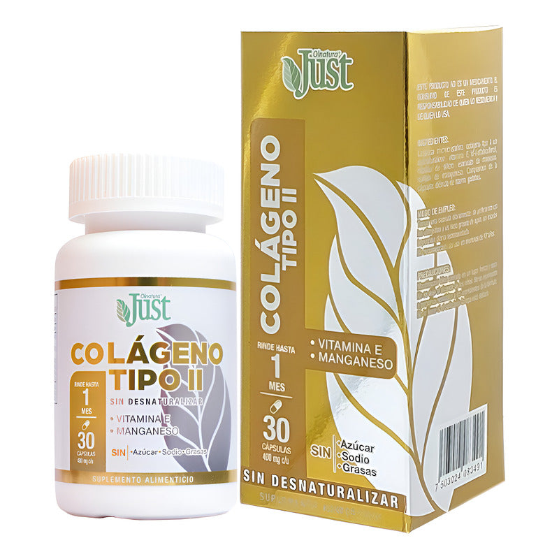 Colágeno Tipo Ii Olnatura Just 30 Cápsulas Natural - Natural