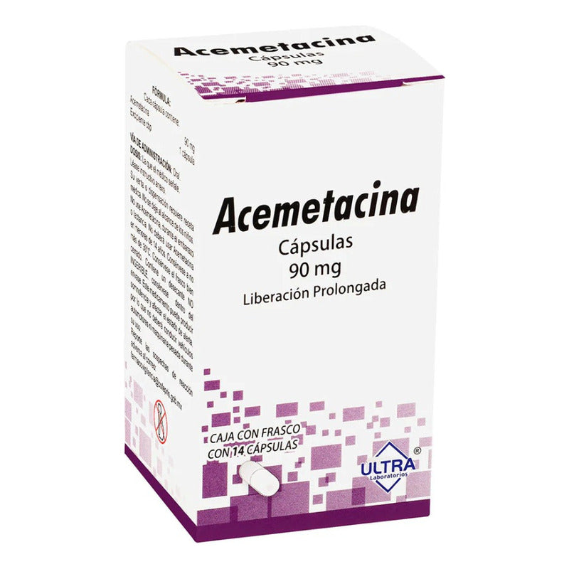 Acemetacina Ultra 90mg 14 Cápsulas