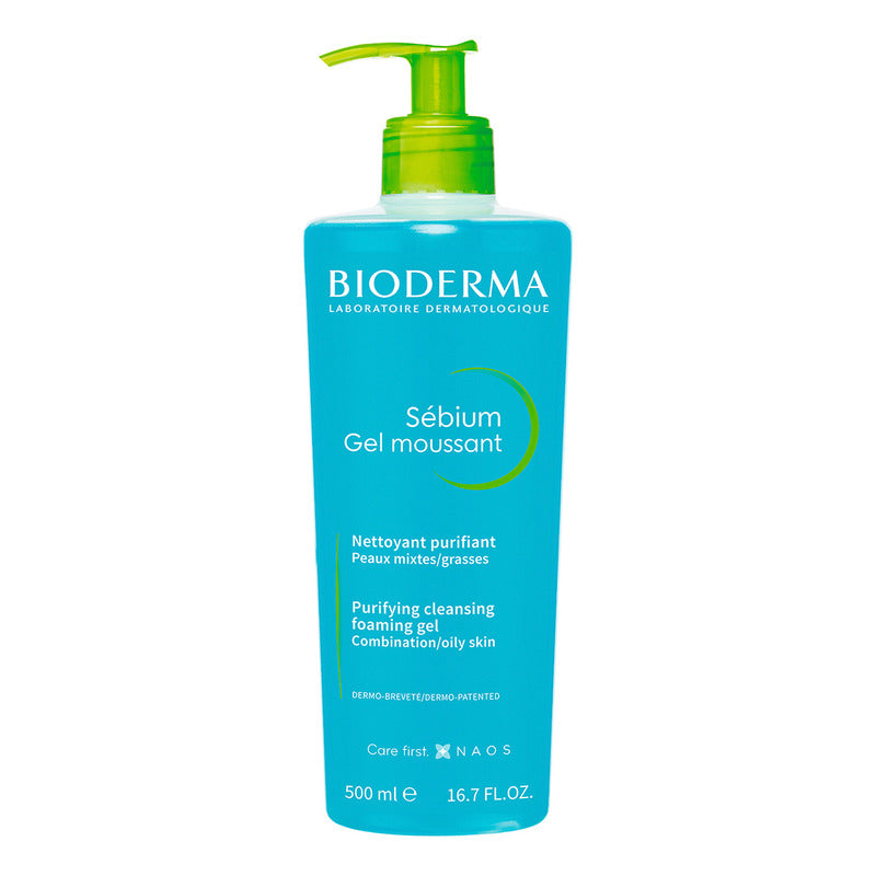 Bioderma Sébium Gel Moussant 500 Ml | Limpieza Y Purificación Para Piel Mixta
