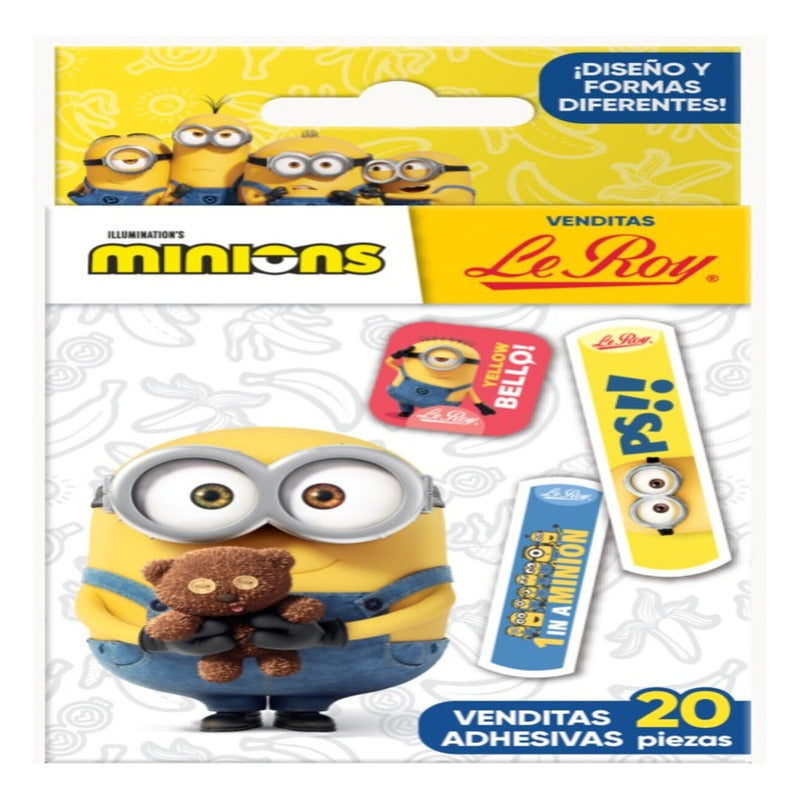 Le Roy Minions Venditas Adhesivas 20pz