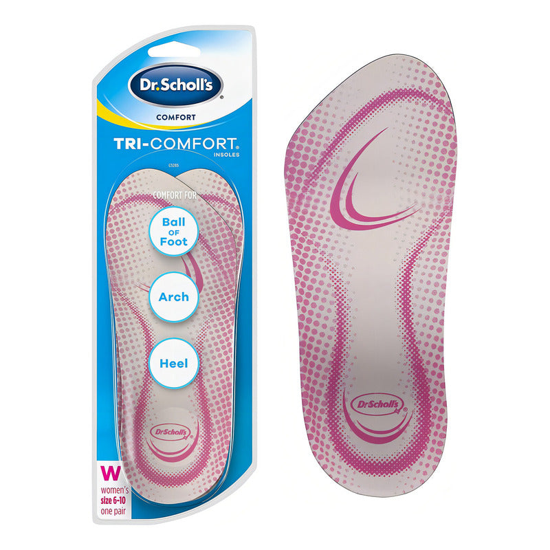 Dr Scholls Pantilla Tri-comfort Dama 1 Par