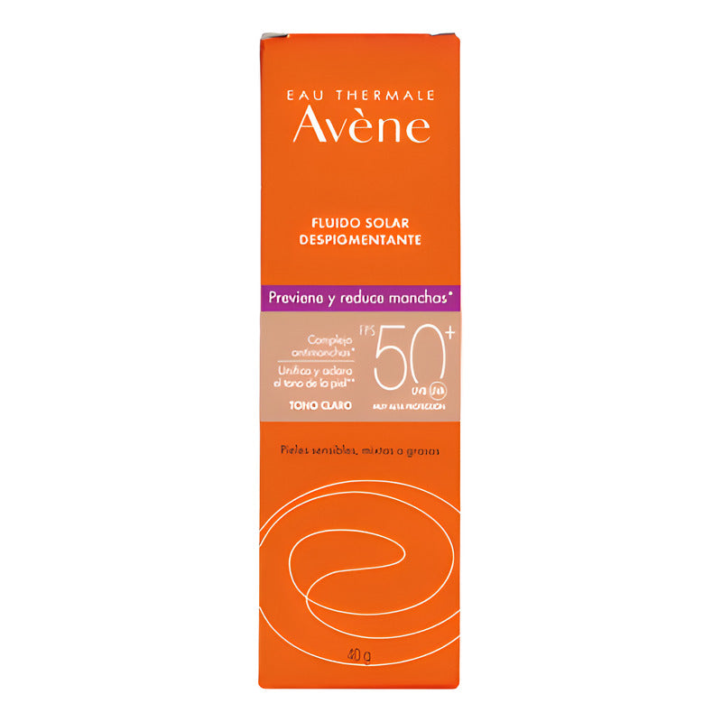 Avéne Fluido Solar Despigmentante 50fps Tono Claro 40g