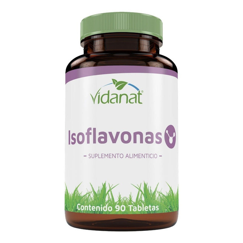 Isoflavonas 90 Tabs 530mg Vidanat Sabor Sin Sabor
