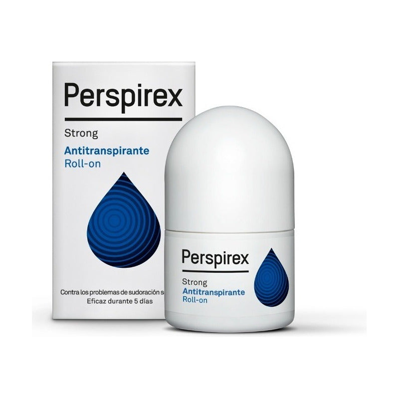 Antitranspirante Extra Efectivo Perspirex Strong Roll On 20ml Unisex / Sudoración Excesiva ( Hiperhidrosis ) Y Mal Olor En Axilas ( Bromhidrosis ) - Desodorante