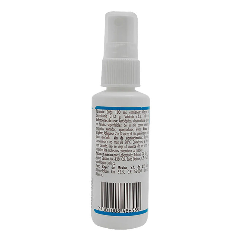 Merthiolate Blanco 60ml Con Atomizador