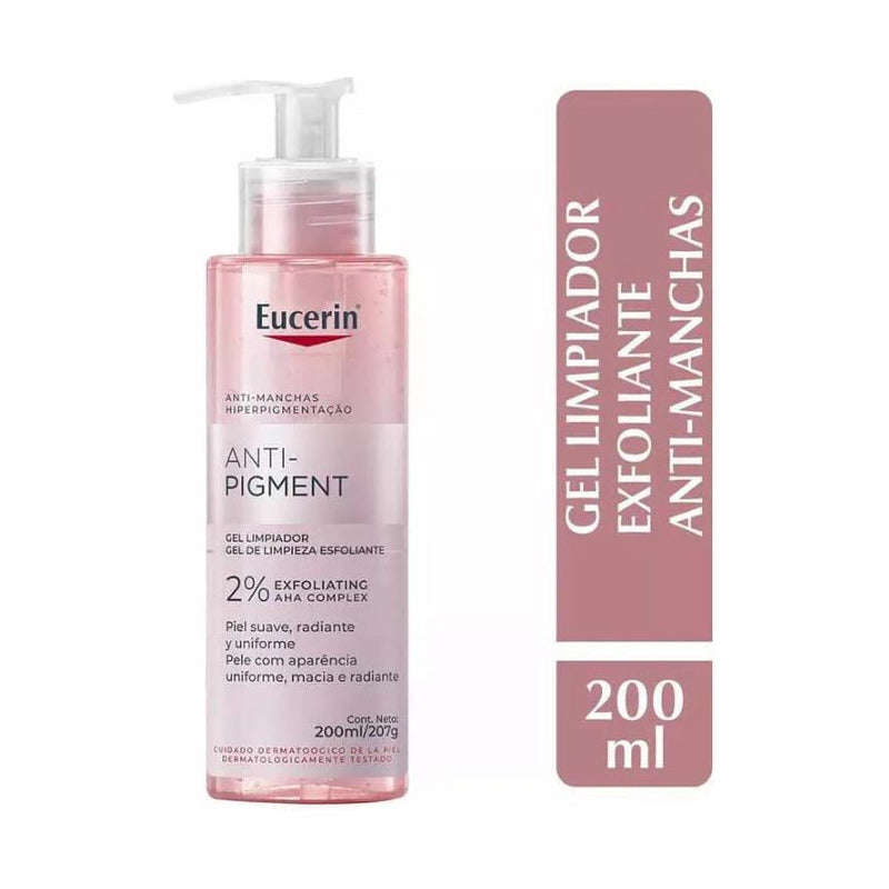 Eucerin Anti-pigment Gel Iimpiador Exfoliante 200 Ml Momento De Aplicación Día/noche Tipo De Piel Todo Tipo De Piel
