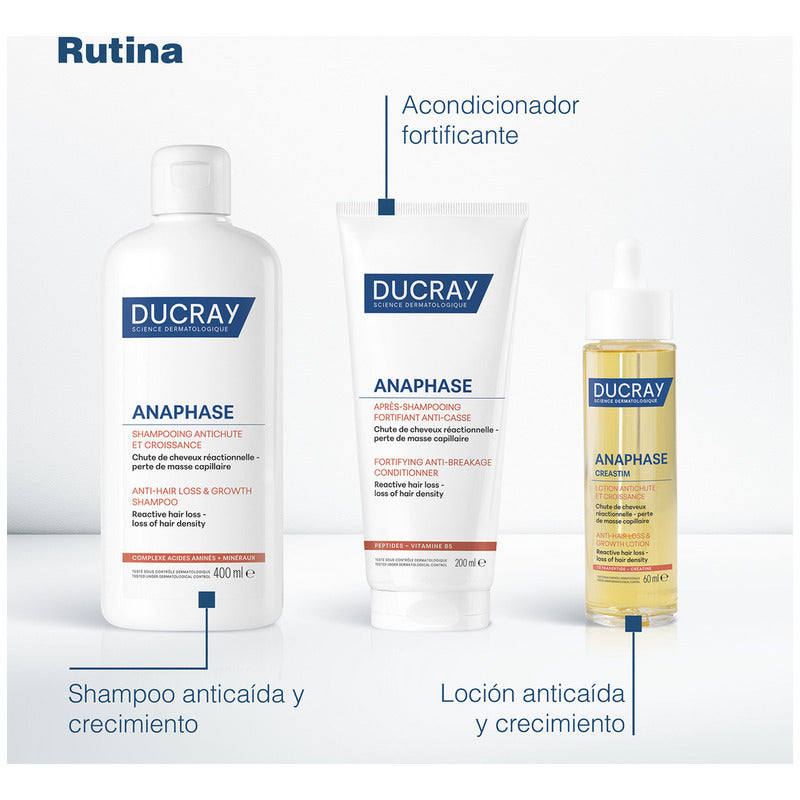 Shampoo Anticaída Y Crecimiento Ducray Anaphase 200 Ml