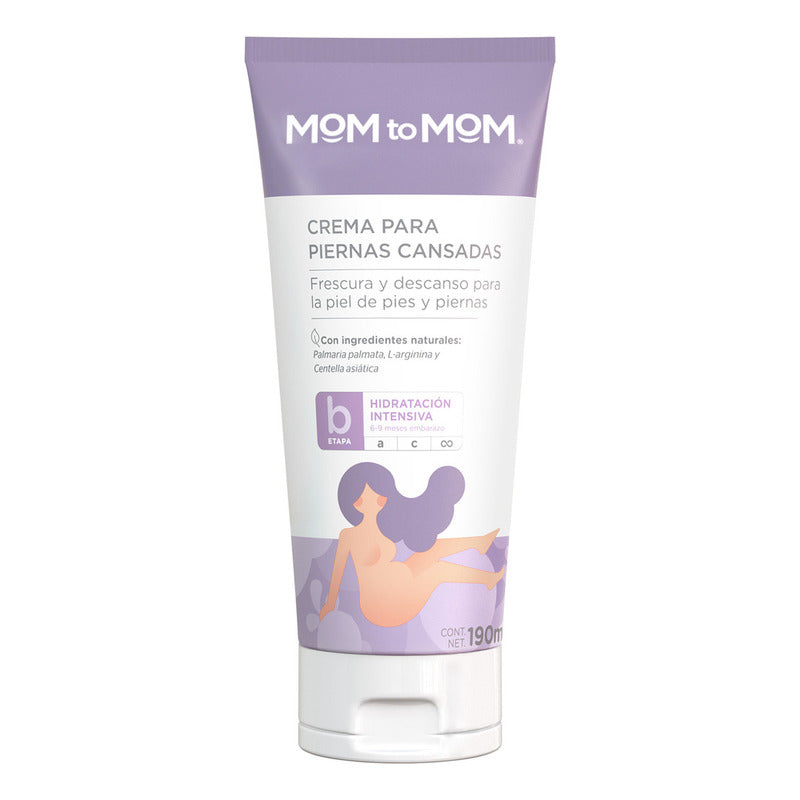 Mom To Mom Crema Para Piernas Cansadas En Tubo 190ml