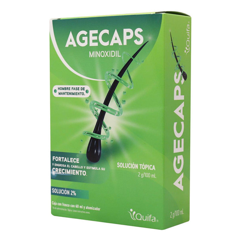 Agecaps Hombre Sol. Tópica Atomizador 60ml 2g/100ml
