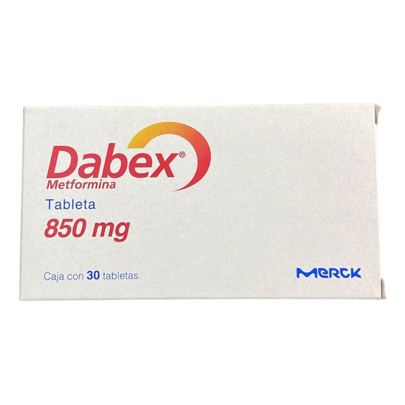 Dabex Metformina 850mg Con 30 Tabletas