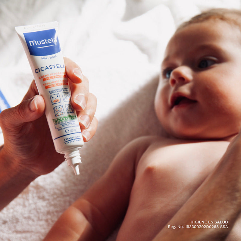 Mustela Cicastela Crema Reparadora Bebé Piel Irritada 40ml