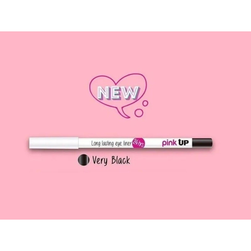 Delineador De Ojos Larga Duración Pink Up Color Negro