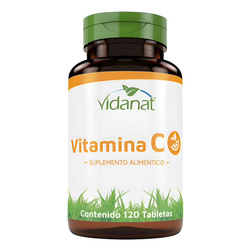 Vidanat Vitamina C Suplemento Alimenticio 120 Tabletas Sin Sabor