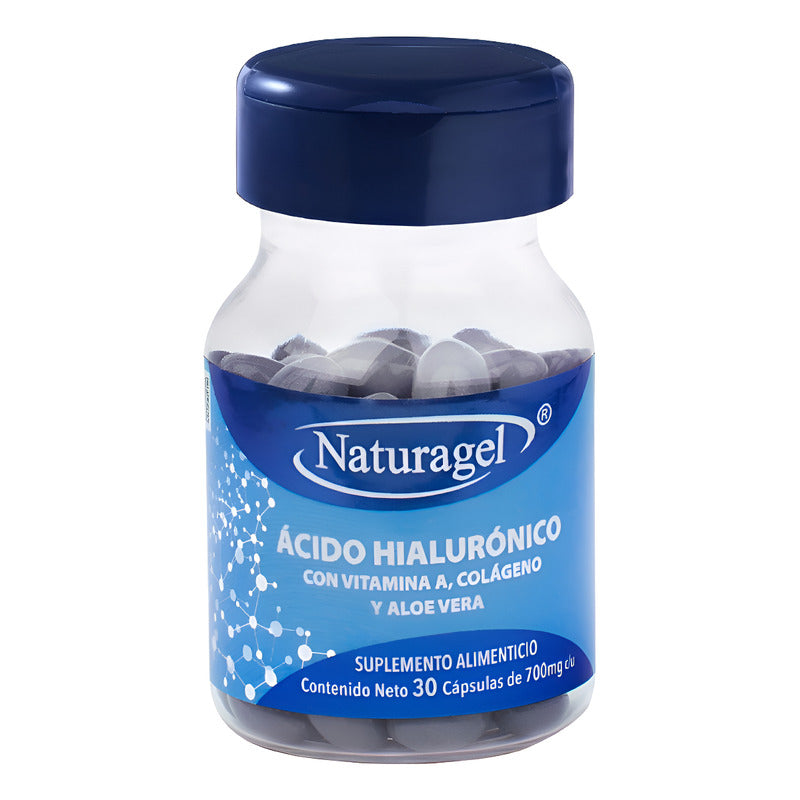 Naturagel Suplemento Ácido Hialurónico 30 Cápsulas Sin Sabor