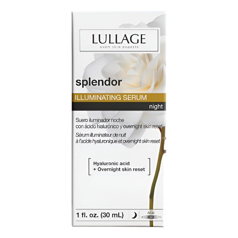 Lullage Splendor Serum Iluminador Nocturno 30 Ml Noche Todo Tipo De Piel