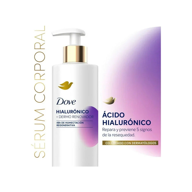 Serum Corporal Acido Hialuronico Dermo Renovador Dove 1 L