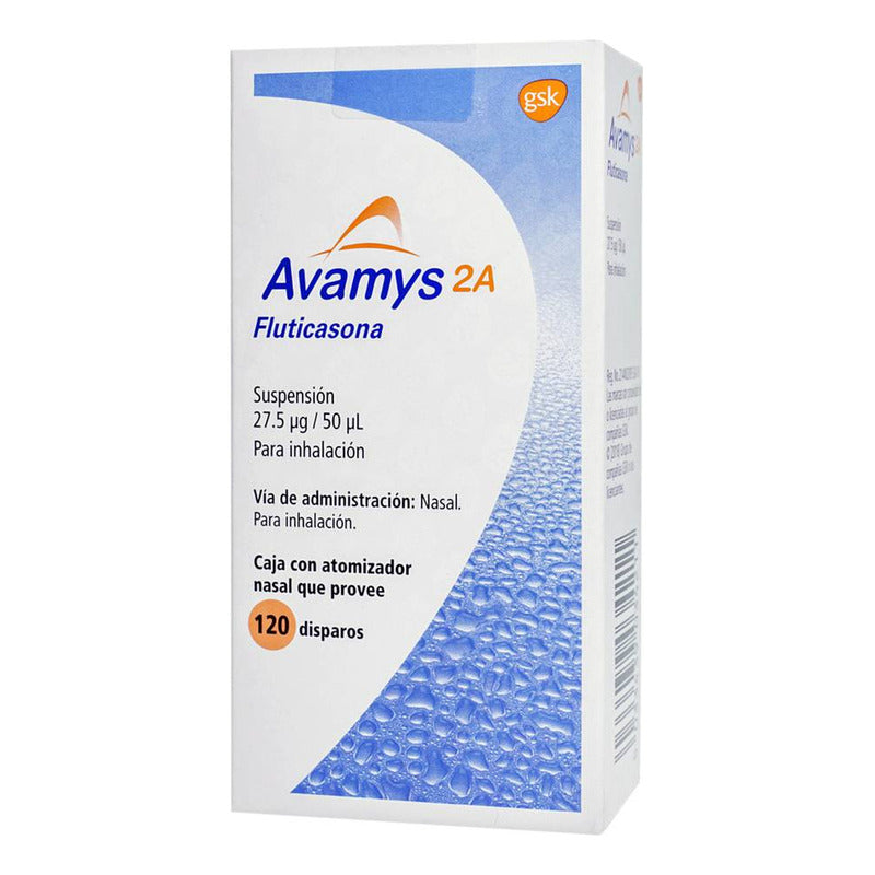 Avamys 2a Suspensión 27,5 Mcg, 1 Frasco Atomizador 120 Dosis