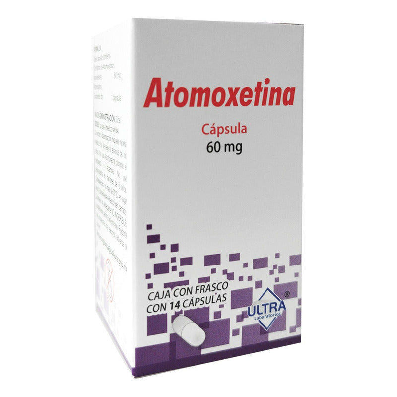 Atomoxetina 60 Mg 14 Cápsulas
