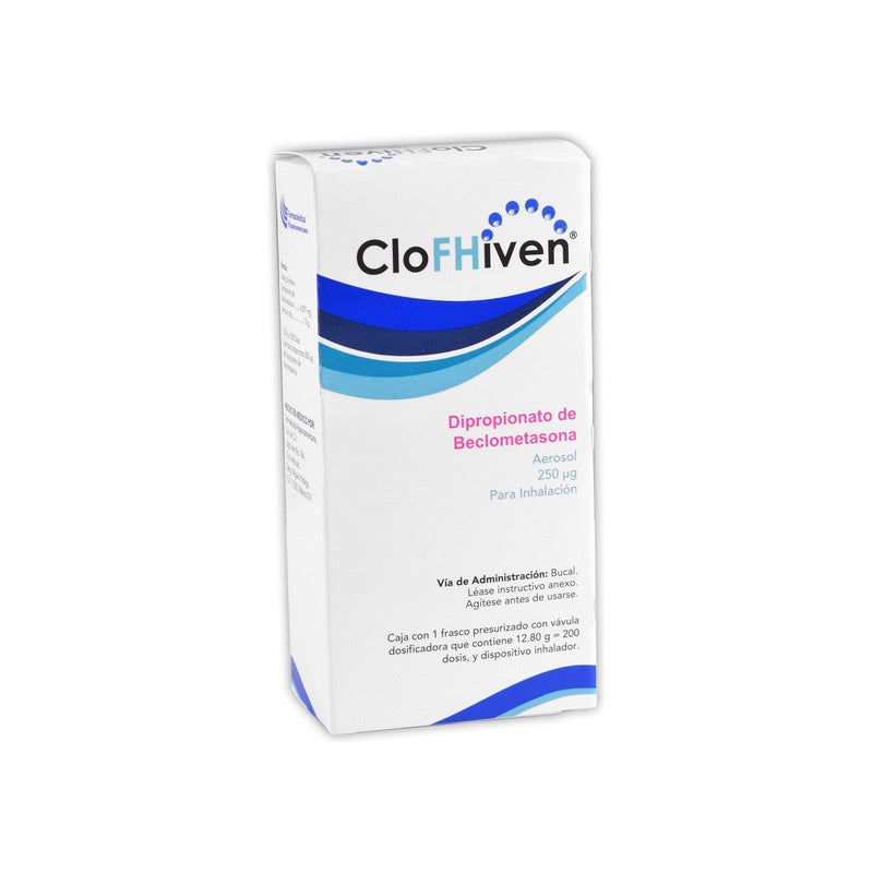 Clofhiven Dipropionato De Beclometasona 250mcg Con 200 Dosis
