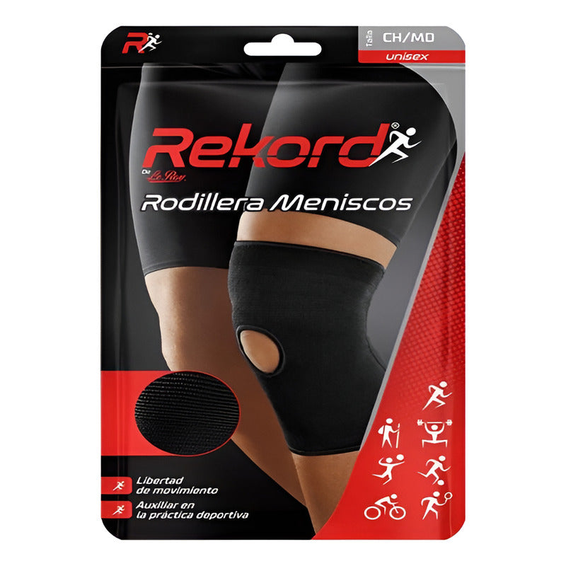 Rodillera Meniscos Rekord Negras Para Deporte
