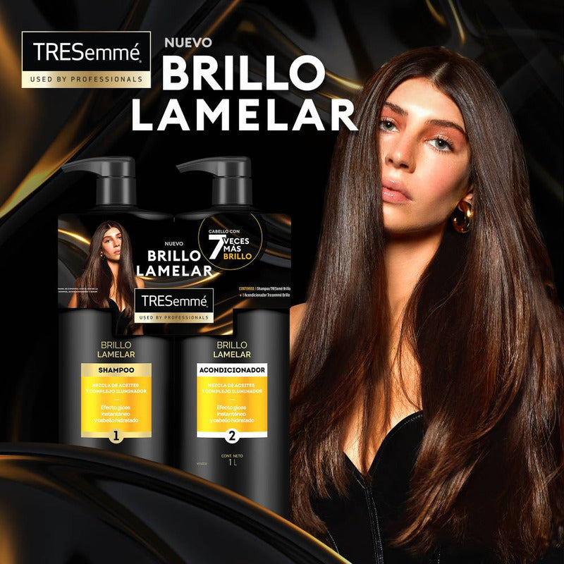 Pack Tresemme Brillo Lamelar Shampoo + Acondicionador 1 L