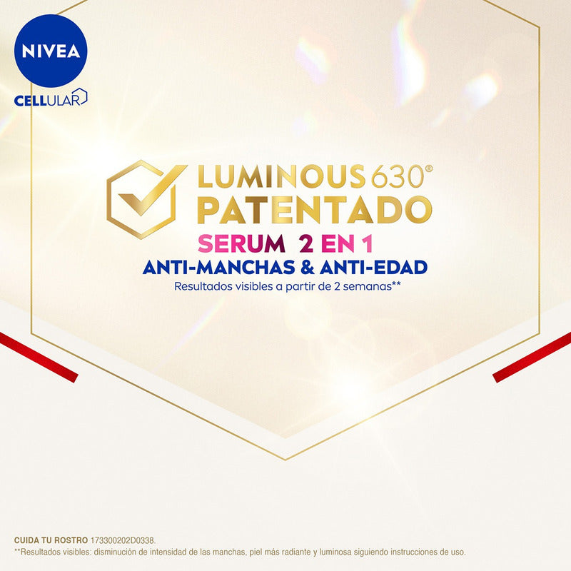 Serum Facial Anti-edad Nivea Luminous630 Anti-manchas 30ml - Normal - Día/noche