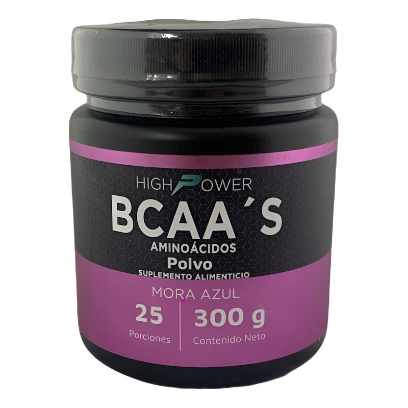 Bcaa Aminoácidos En Polvo High Power 300g Mora Azul