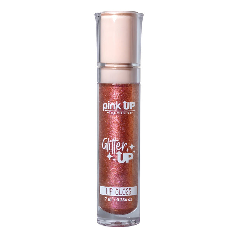 Lip Gloss Hidratante Con Brillos Glitter Up Pink Up Acabado Brillante Color 06 Fairy Dust