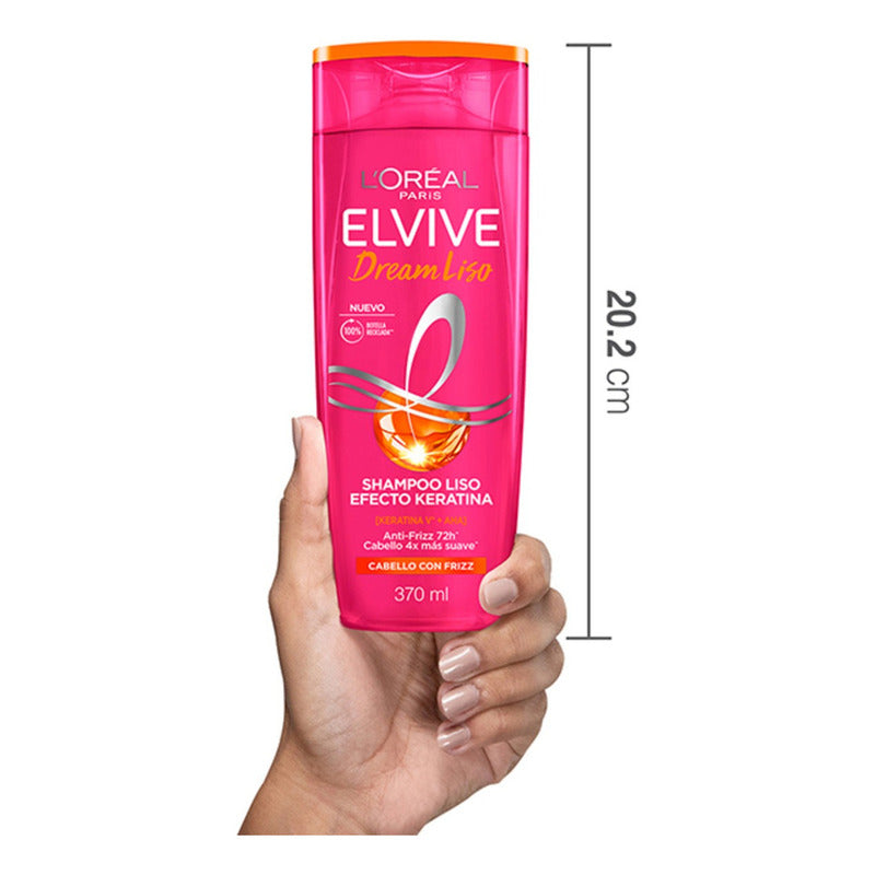 Shampoo L´oréal Elvive Dream Liso Anti-frizz 370ml