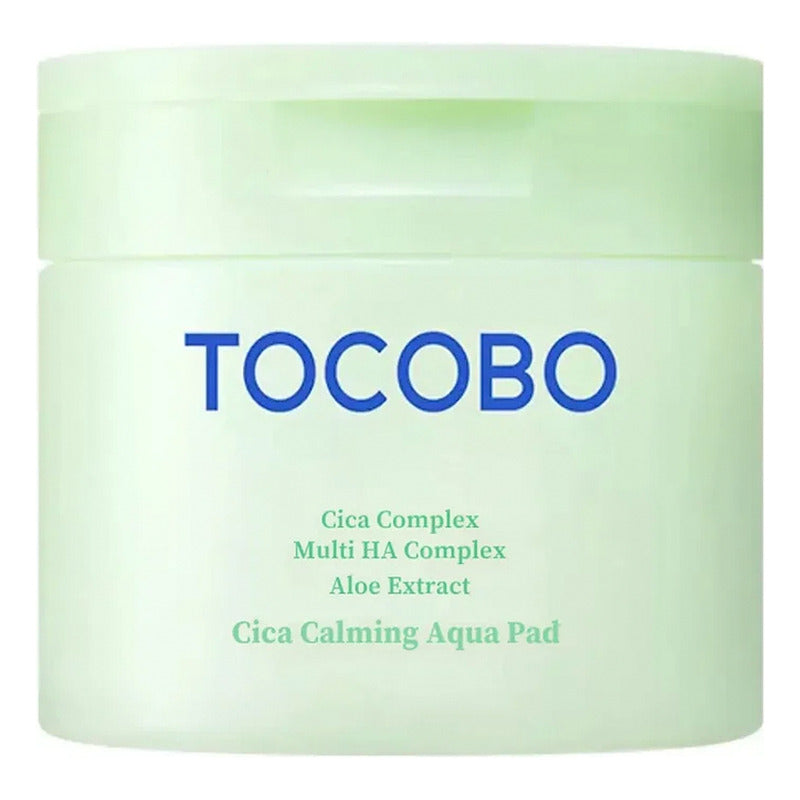Tocobo Cica Calming Aqua Pad Toner Pads Refrescantes Momento De Aplicación Día/noche Tipo De Piel Sensible