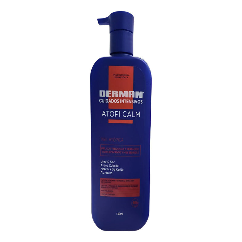 Derman Emulsion Corporal Atopi Calm 400ml Todo Tipo De Piel Día/noche