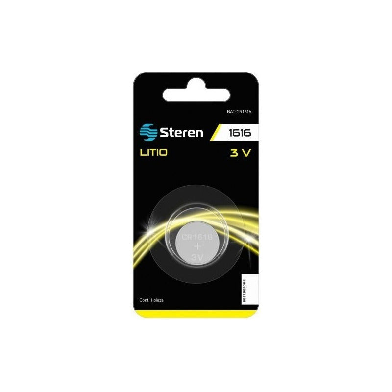Pila Botón 55mah Steren Bat-cr1616